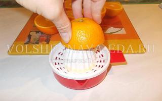 Kodune apelsinimarmelaad - fotoretsept Kuidas valmistada apelsinimarmelaadi