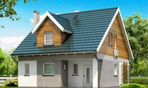 Kompaktsete majade projektid kuni 100-ruutmeetriste majade ehitamiseks