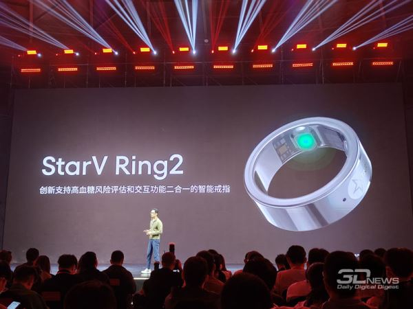 Meizu представила смарт-кольцо StartV Ring 2 с мониторингом уровня сахара в крови и других показателей здоровья за $185